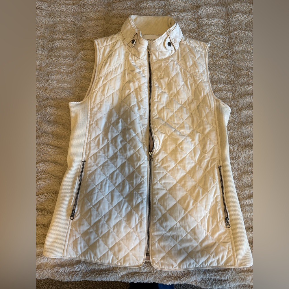 41 Hawthorn Cream Quilted Vest